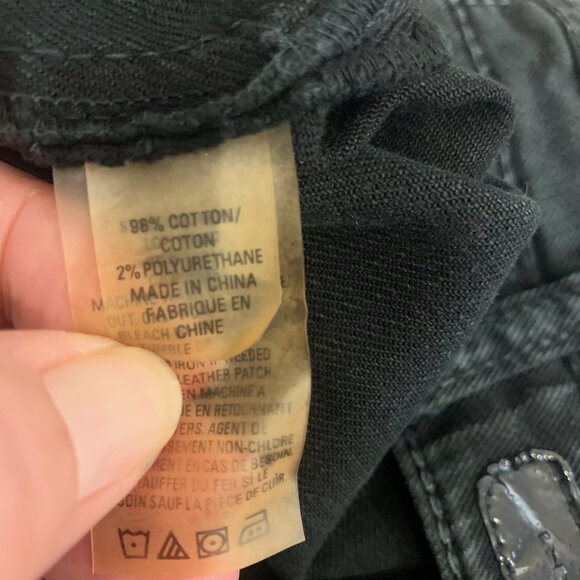 ELIE TAHARI WOMEN'S LUANA BLACK STRAIGHT LEG SLIM FIT LOW RISE JEANS 10 - Picture 11 of 11